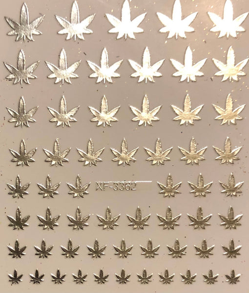Marijuana Leaf Decals