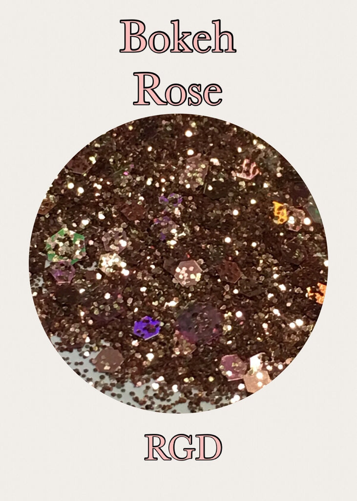 Bokeh Rose Custom Mix Glitter