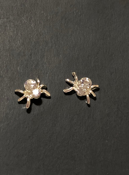 Spider Crystal Nail Charms (2)
