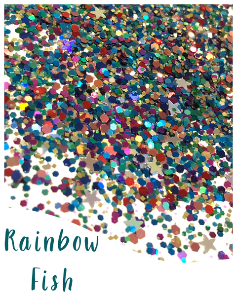 Rainbow Fish Chunky Glitter Mix