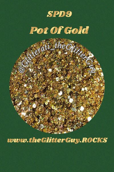 Pot of Gold St Patrick’s Chunky Mix Glitter