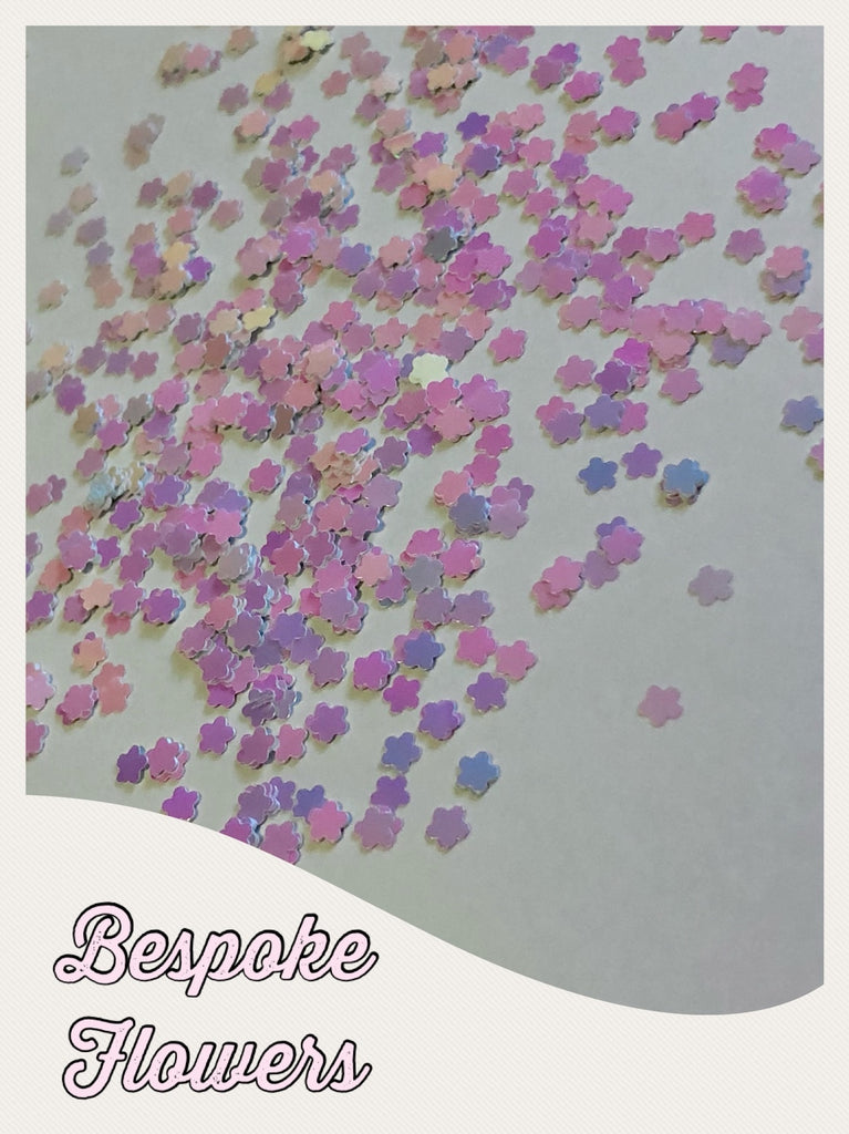 Bespoke Color Shifting Flower Shaped Glitter – Glitter Guy