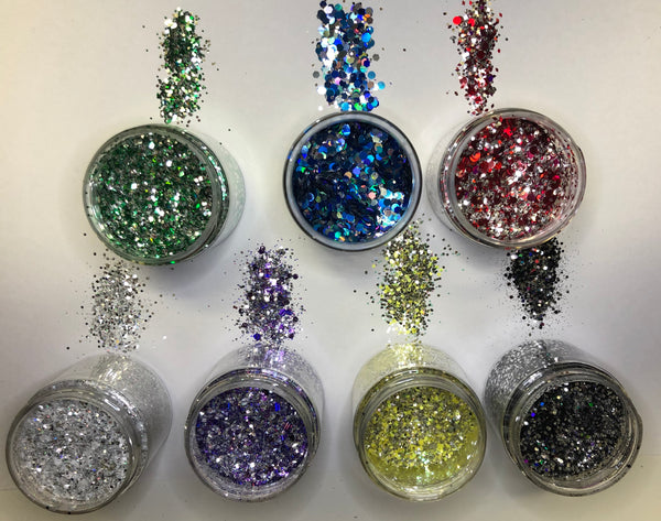 Precious Gems Chunky Glitter Mix Collection