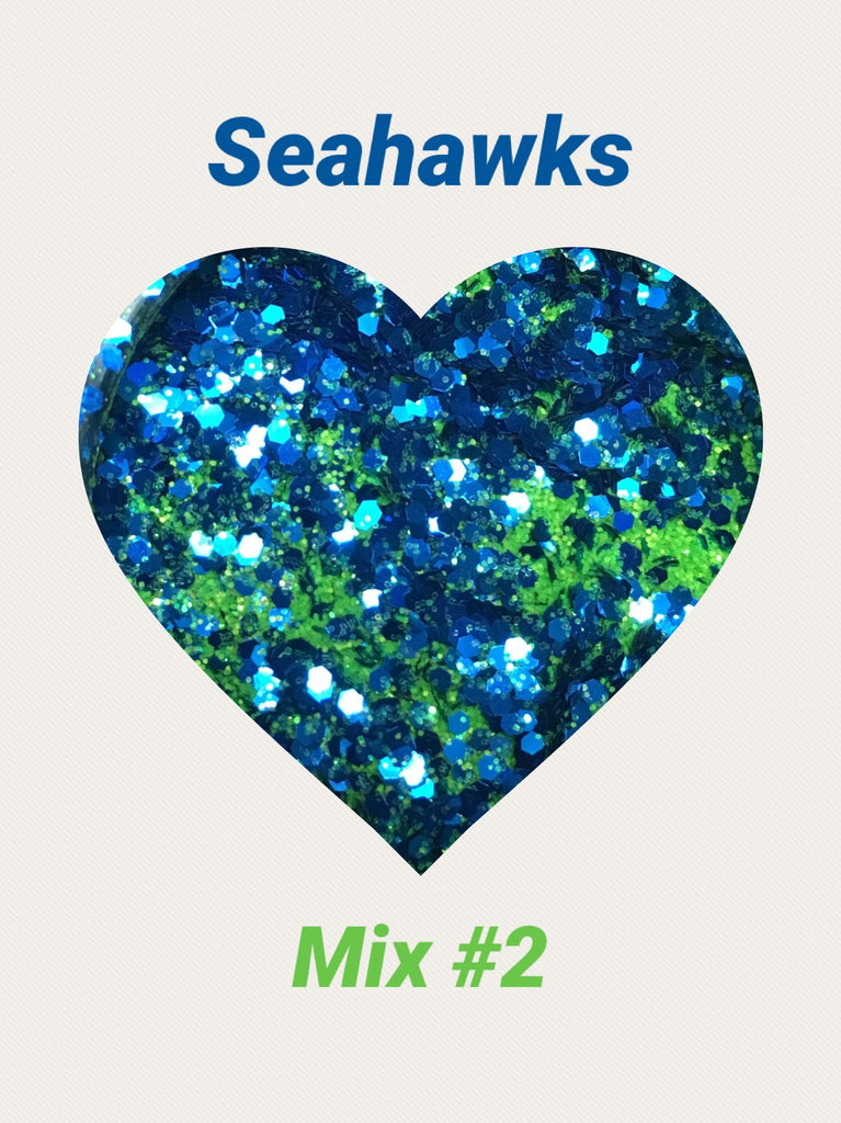 Seattle Seahawks glitter mix 3