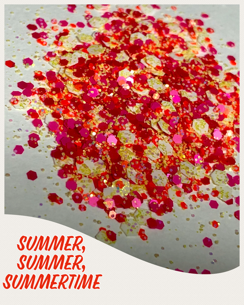 Summer, Summer, Summertime Chunky Glitter Mix
