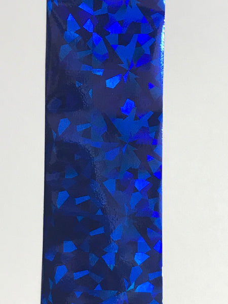 Cobalt Shards Nail Foil