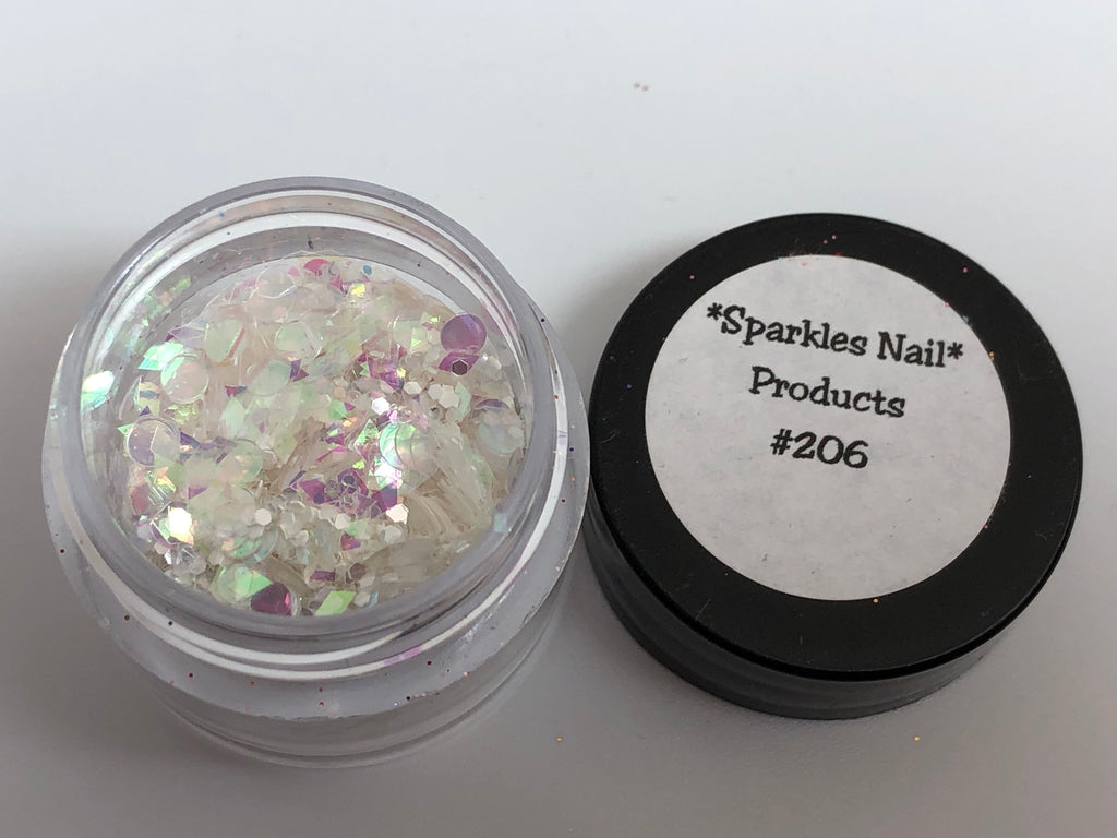 Sparkles Nail Products Glitter #206