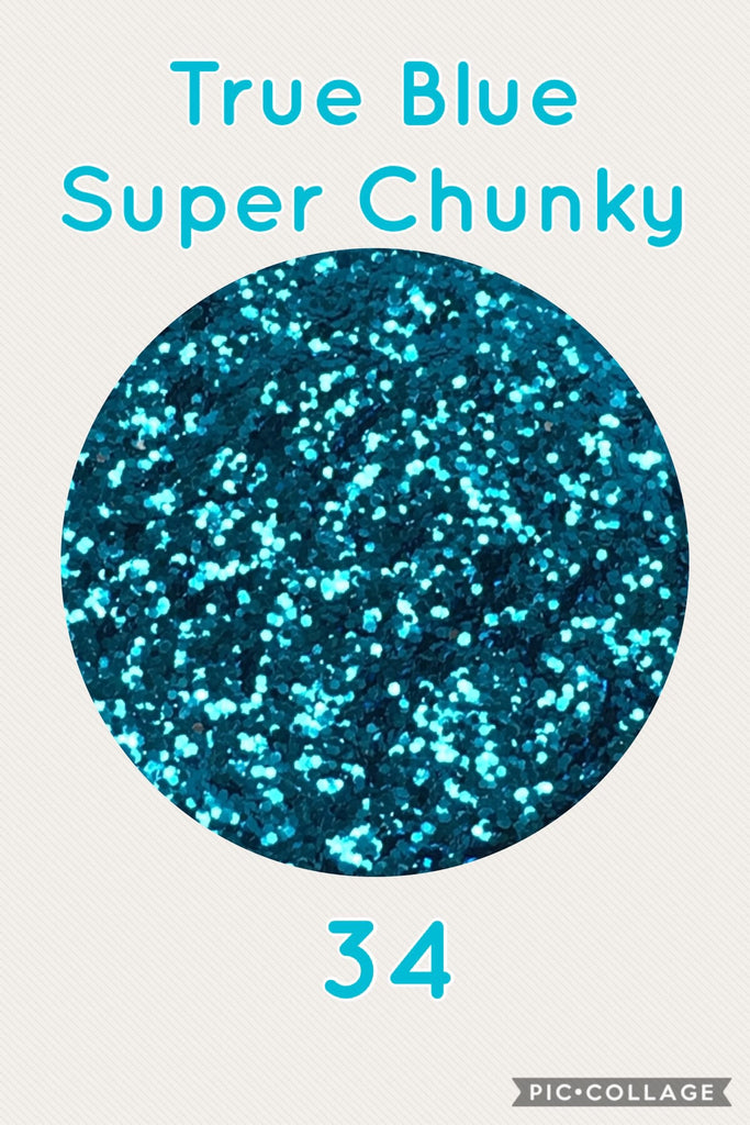 True Blue Super Chunky Glitter