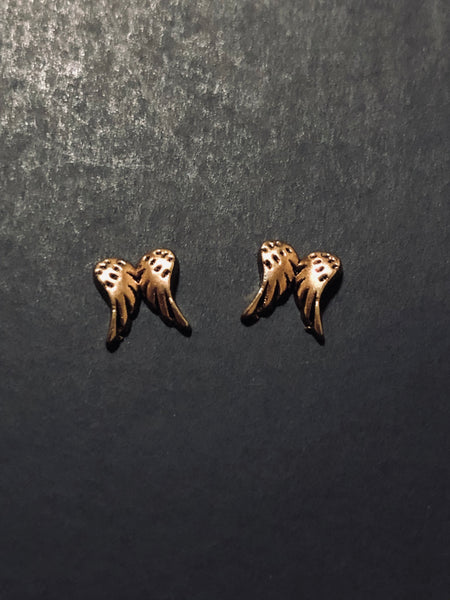 Copper Wings Nail Charms (2)