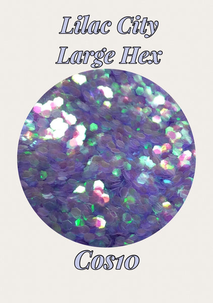 Lilac City Large Hex Cosmetic Glitter