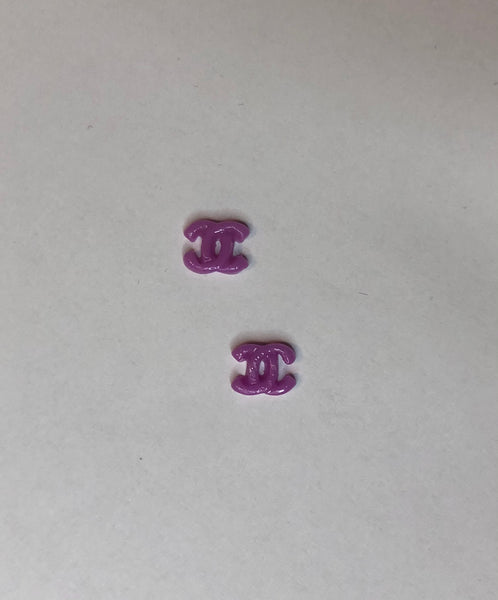 Colorful Chanel Nail Charms
