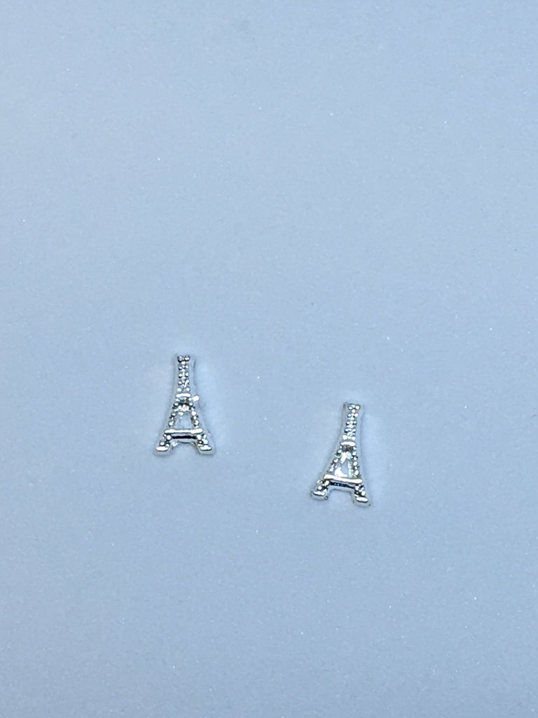 Small silver Eiffel Towers (2)