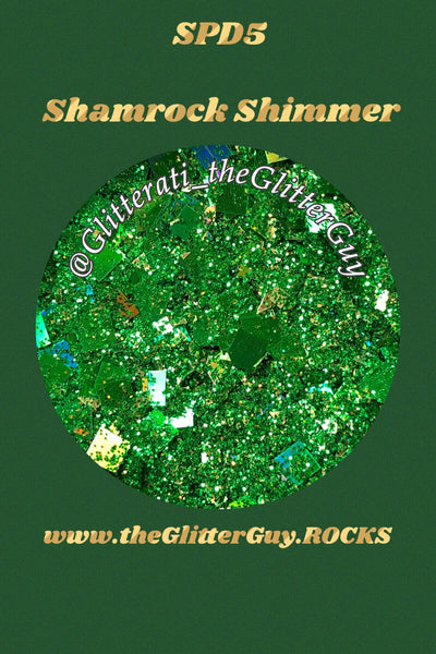 Shamrock Shimmer St Patrick’s Chunky Mix Glitter