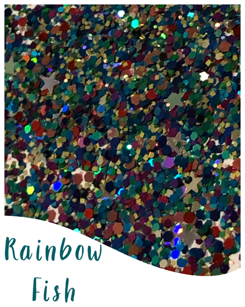 Rainbow Fish Chunky Glitter Mix