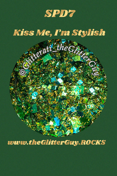 Kiss Me, I’m Stylish St Patrick’s Chunky Mix Glitter