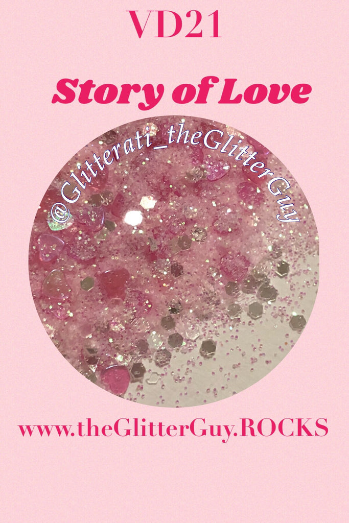 Story of Love Valentine’s Chunky Mix Glitter