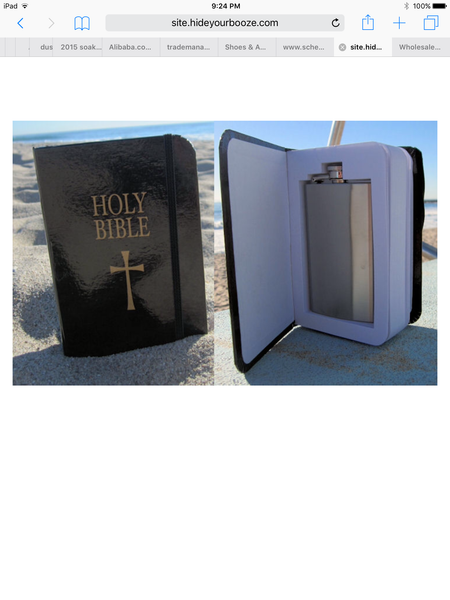 Bible flask