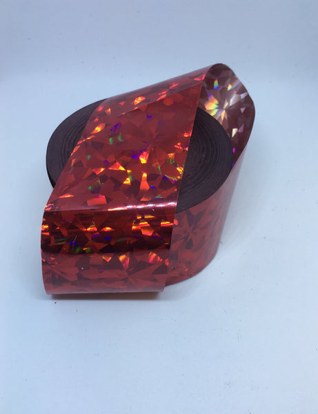 Red Holo Shards Nail Foil