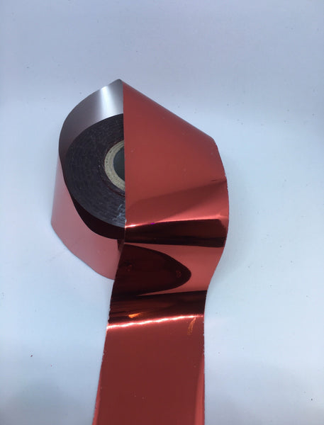 Red Solid Nail Foil