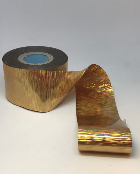 Gold Holo Static Nail Foil